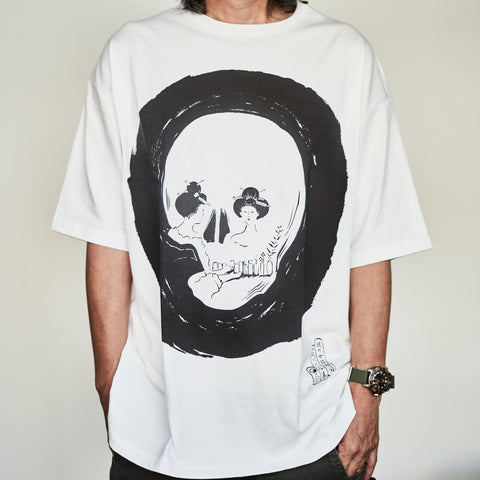 Tシャツ 「鏡の女髑髏風」